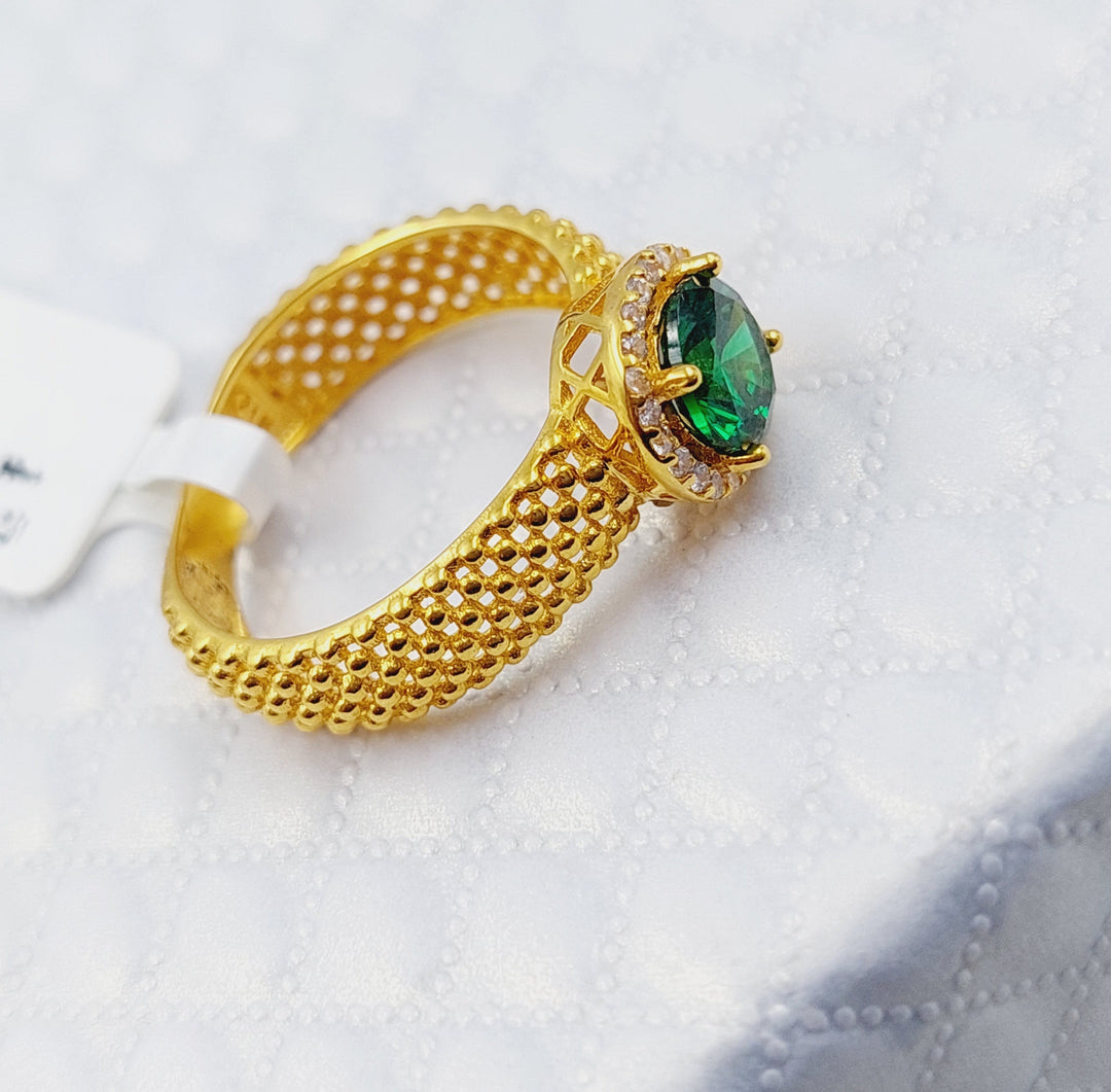 21K Gold Classic Ring by Saeed Jewelry - Image 5