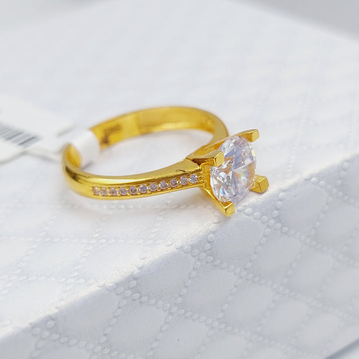 21K Gold Classic Ring by Saeed Jewelry - Image 3