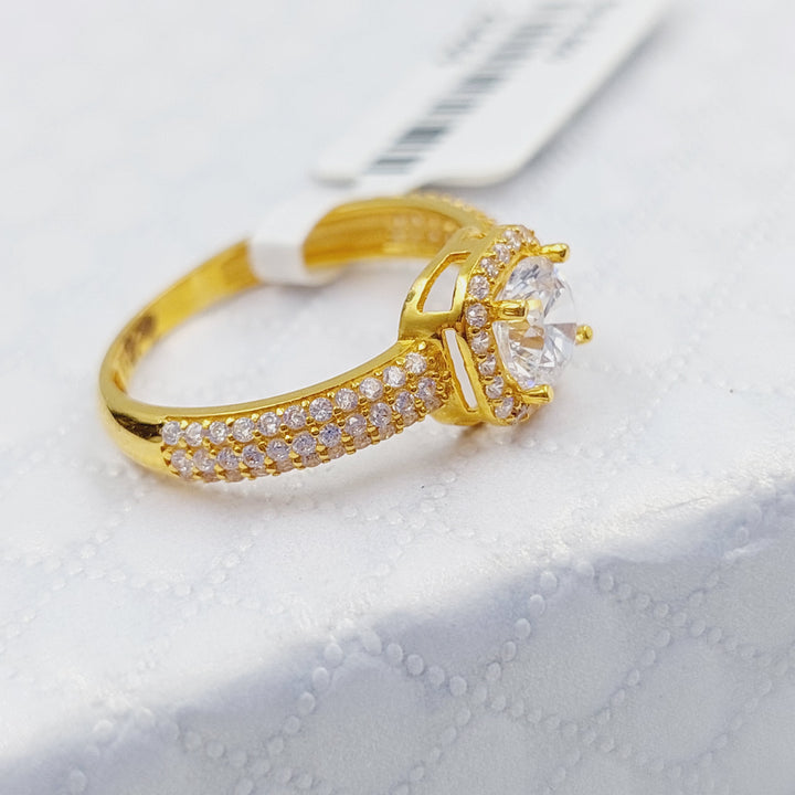 21K Gold Classic Ring by Saeed Jewelry - Image 5