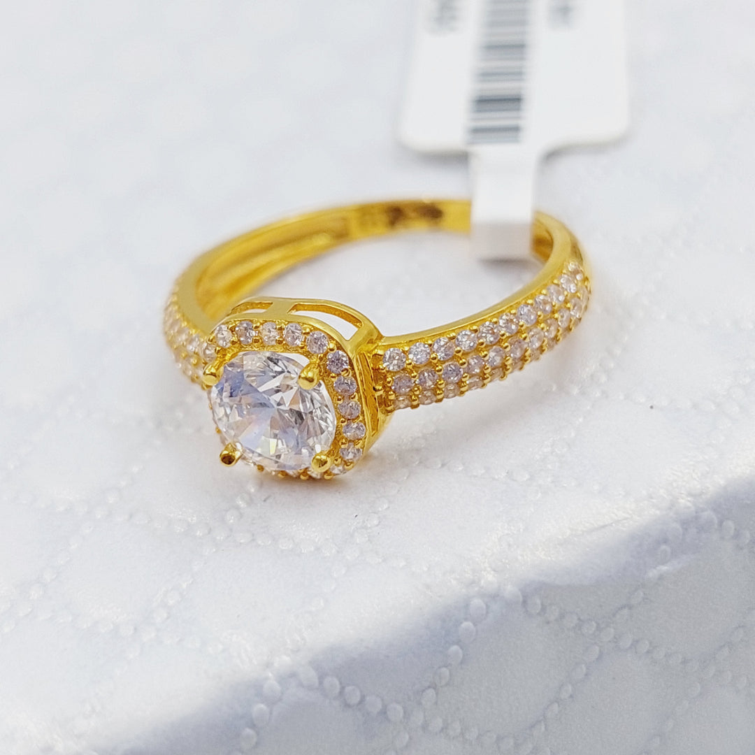 21K Gold Classic Ring by Saeed Jewelry - Image 1