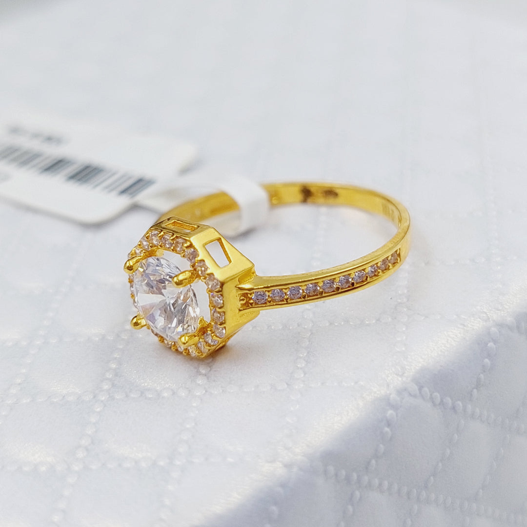 21K Gold Classic Ring by Saeed Jewelry - Image 1