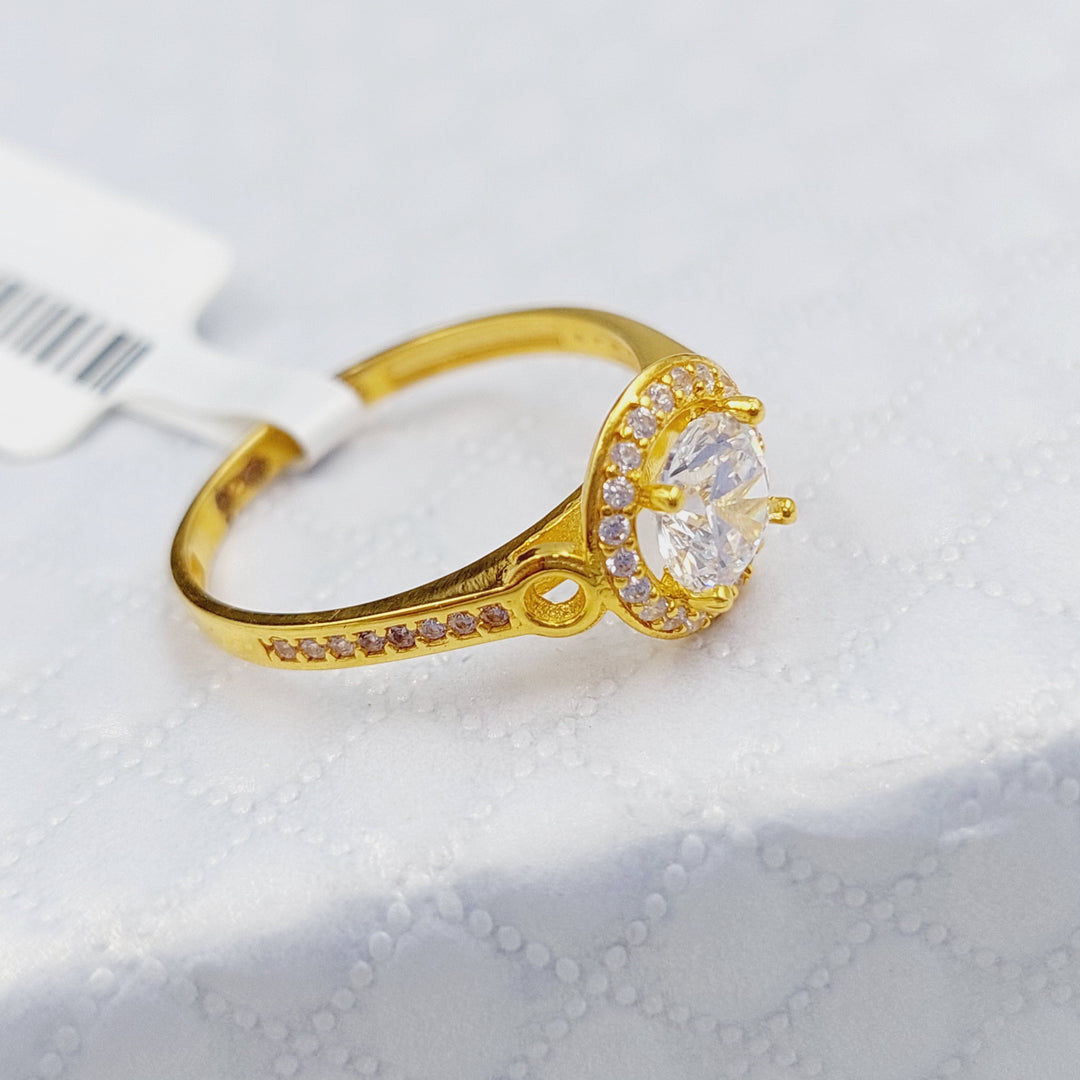 21K Gold Classic Ring by Saeed Jewelry - Image 5