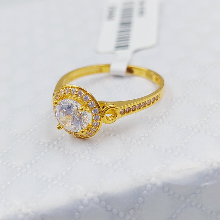 21K Gold Classic Ring by Saeed Jewelry - Image 1