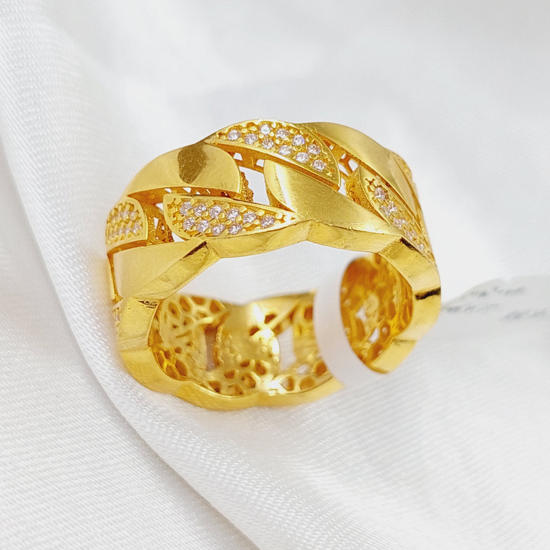 21K Gold Classic Ring by Saeed Jewelry - Image 4