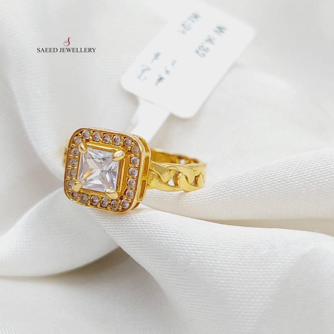 21K Gold Classic Ring by Saeed Jewelry - Image 1