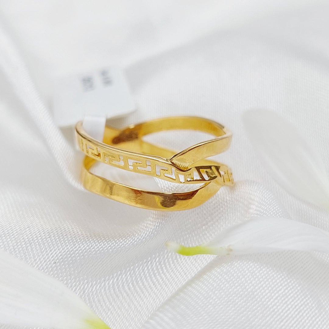 21K Gold Classic Ring by Saeed Jewelry - Image 6