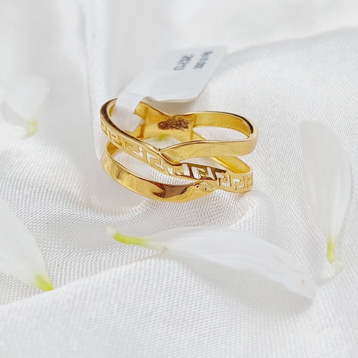 21K Gold Classic Ring by Saeed Jewelry - Image 4