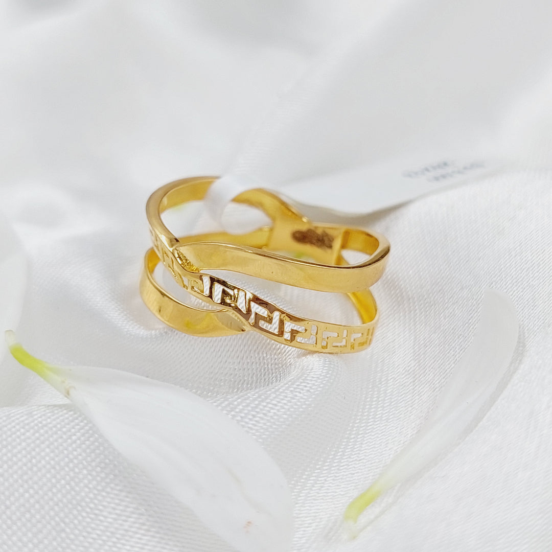 21K Gold Classic Ring by Saeed Jewelry - Image 1