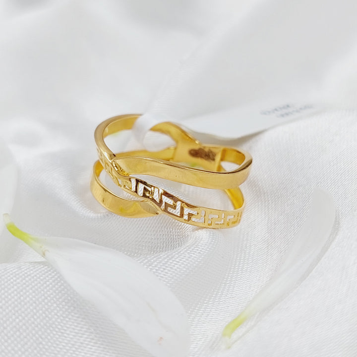 21K Gold Classic Ring by Saeed Jewelry - Image 1