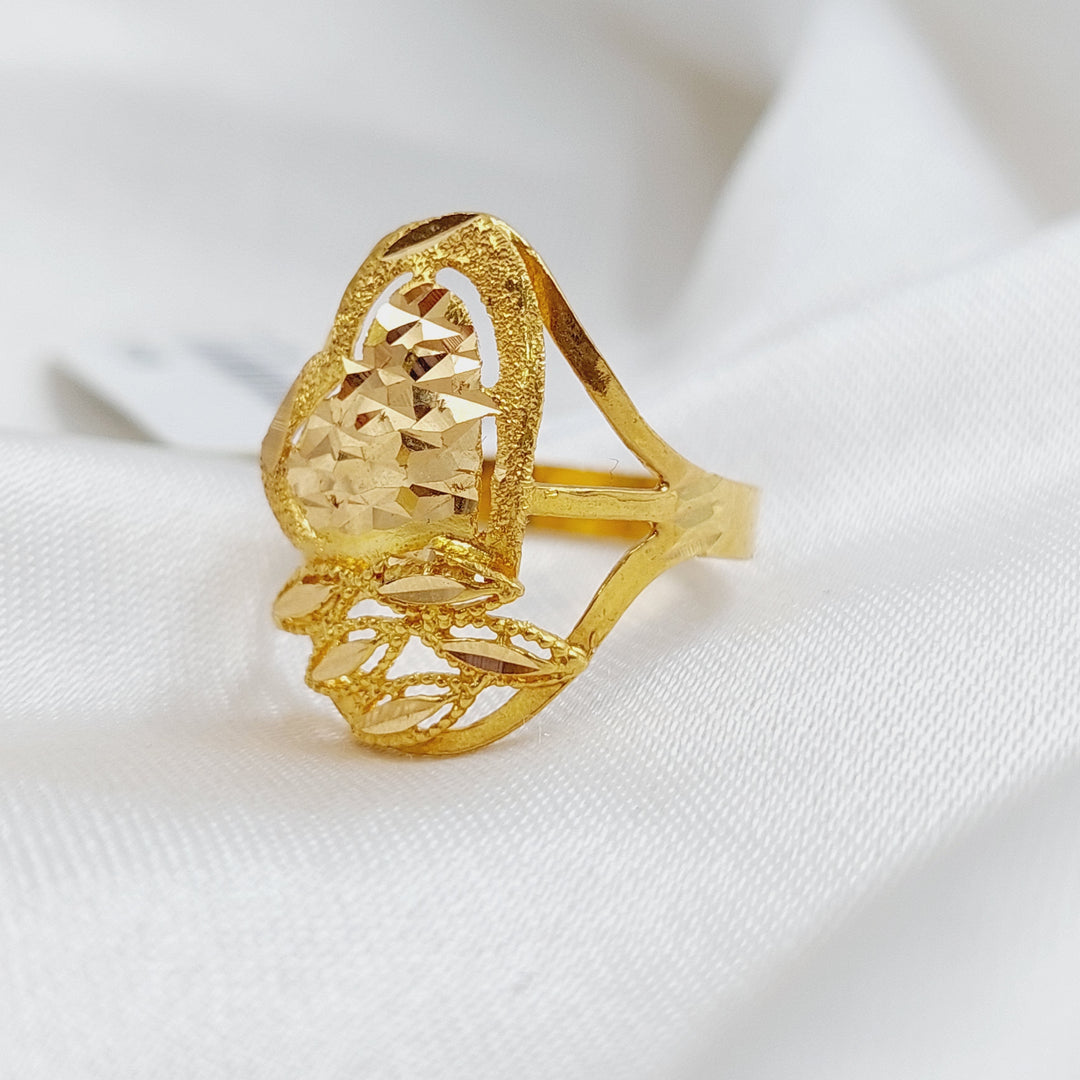 21K Gold Classic Ring by Saeed Jewelry - Image 6