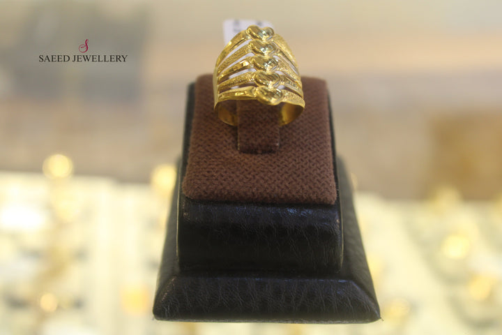 21K Gold Classic Ring by Saeed Jewelry - Image 4