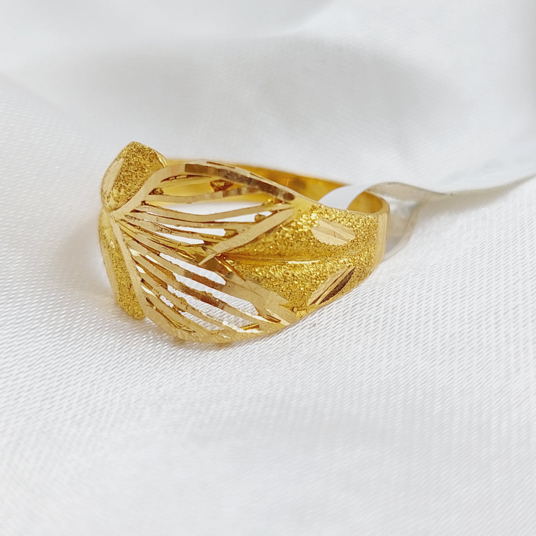 21K Gold Classic Ring by Saeed Jewelry - Image 5