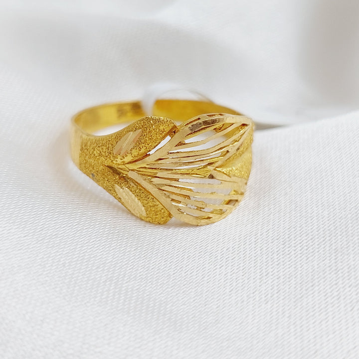 21K Gold Classic Ring by Saeed Jewelry - Image 7