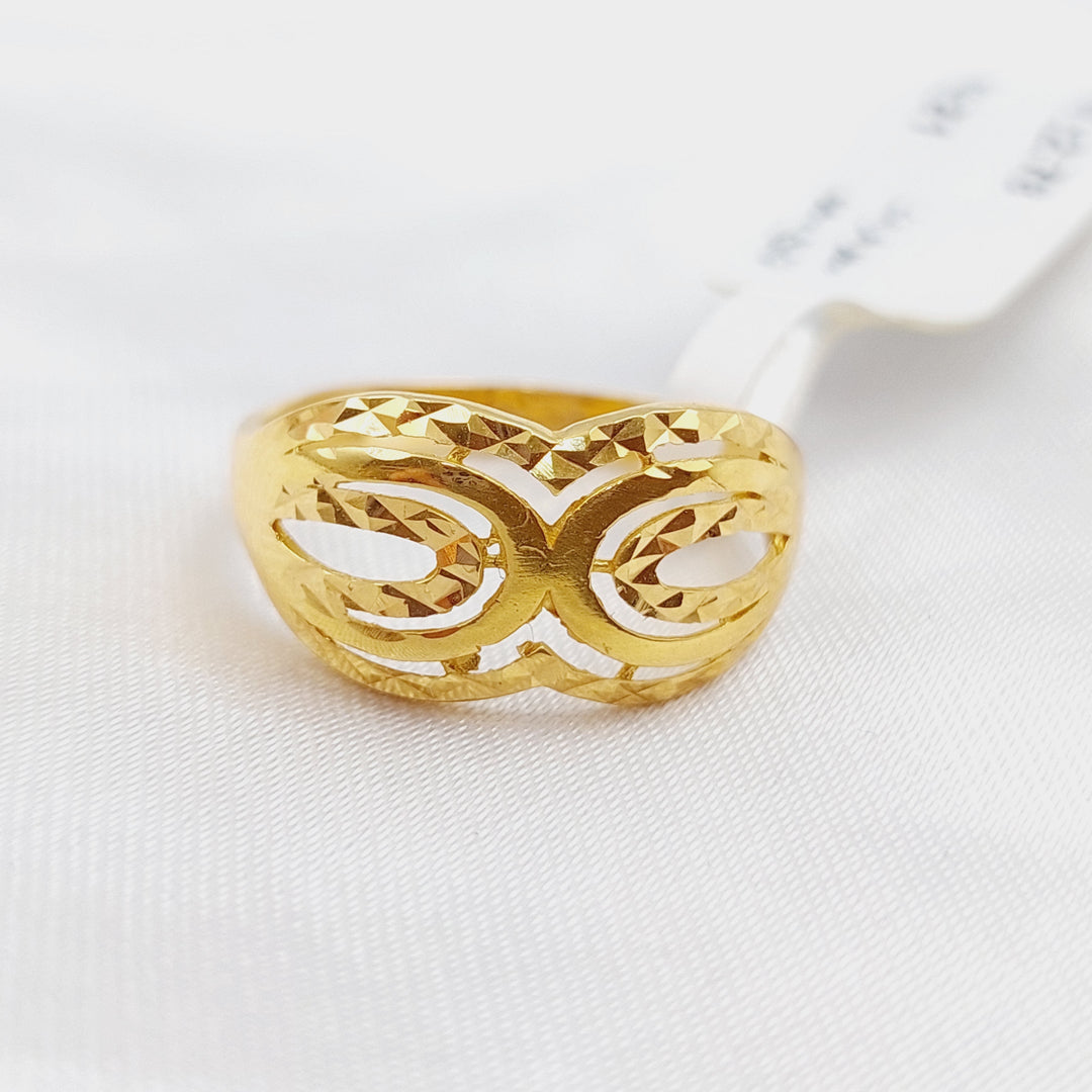 21K Gold Classic Ring by Saeed Jewelry - Image 1