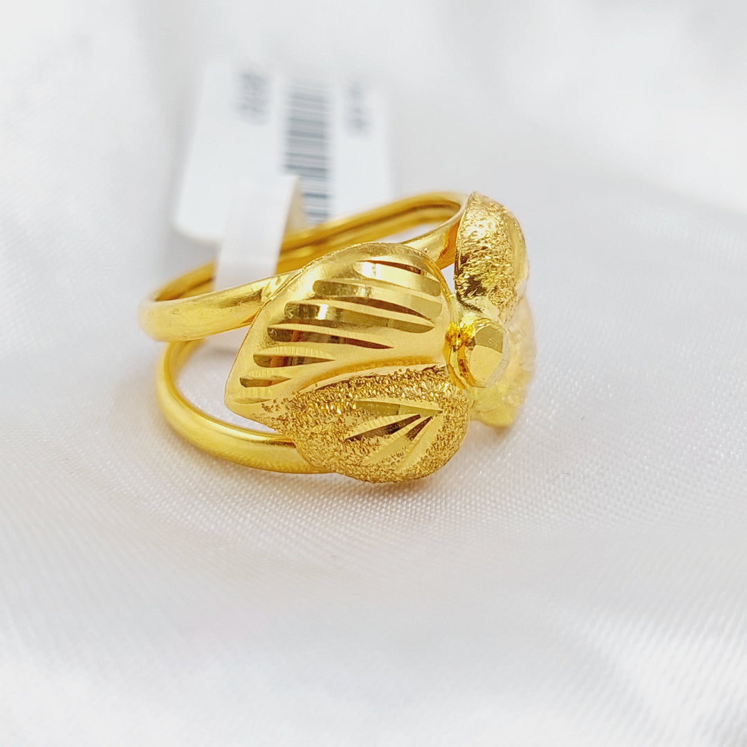 21K Gold Classic Ring by Saeed Jewelry - Image 1