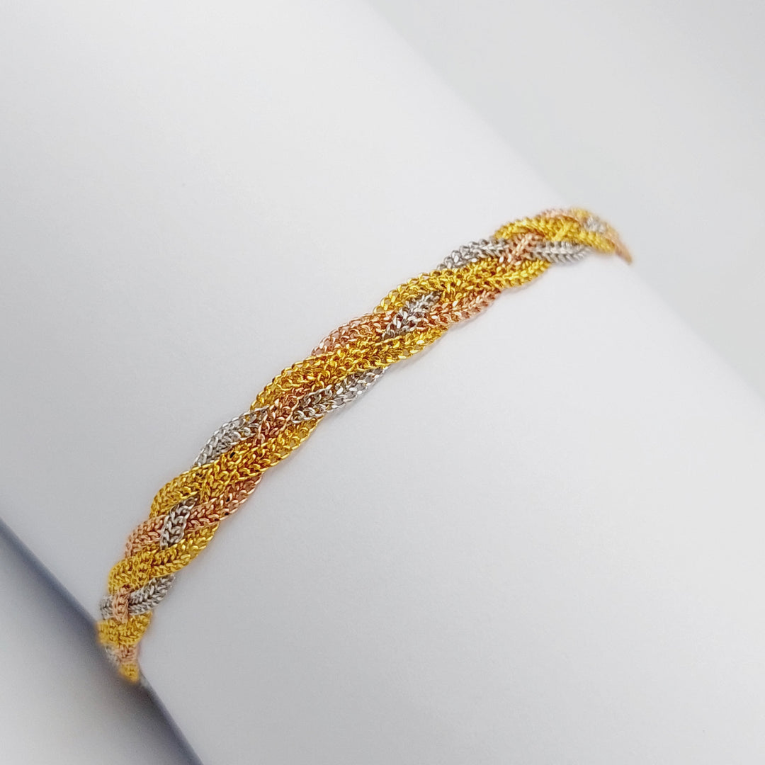 21K Gold Colored Bracelet by Saeed Jewelry - Image 5