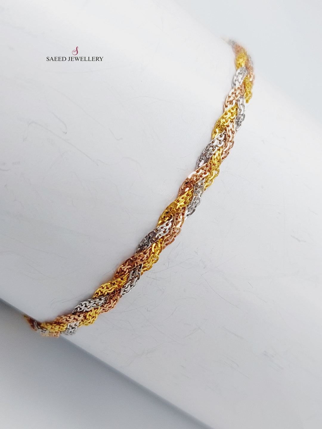 21K Gold Colored Fancy Bracelet by Saeed Jewelry - Image 2