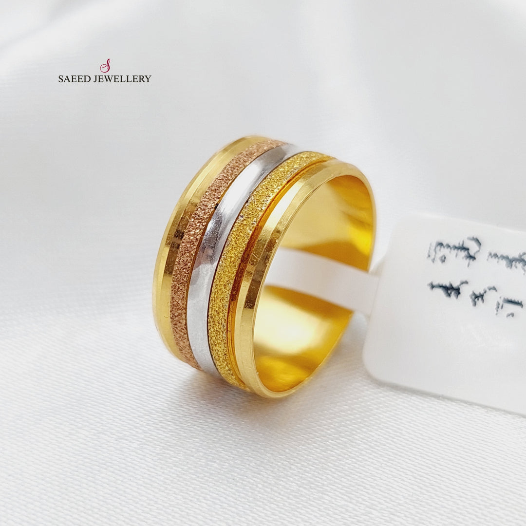 21K Gold Colored Wedding Ring by Saeed Jewelry - Image 2