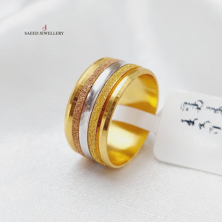 21K Gold Colored Wedding Ring by Saeed Jewelry - Image 2