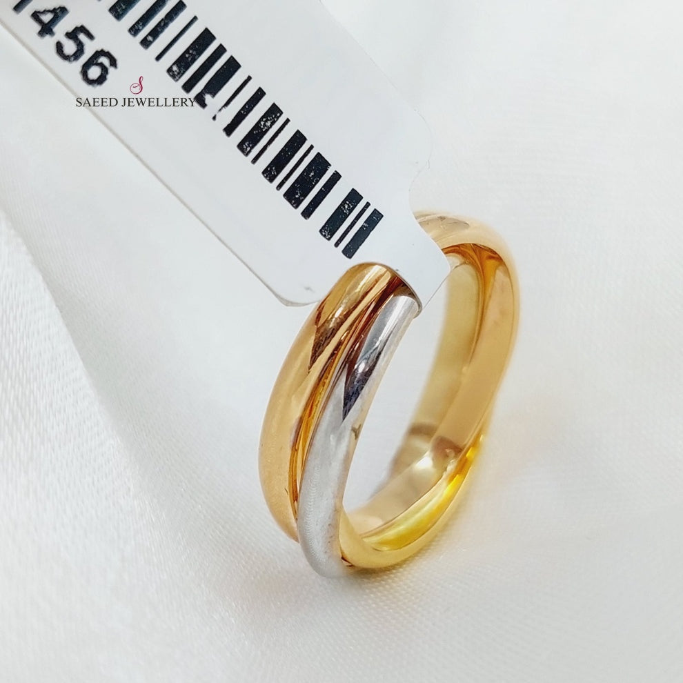 21K Gold Colored Wedding Ring by Saeed Jewelry - Image 4