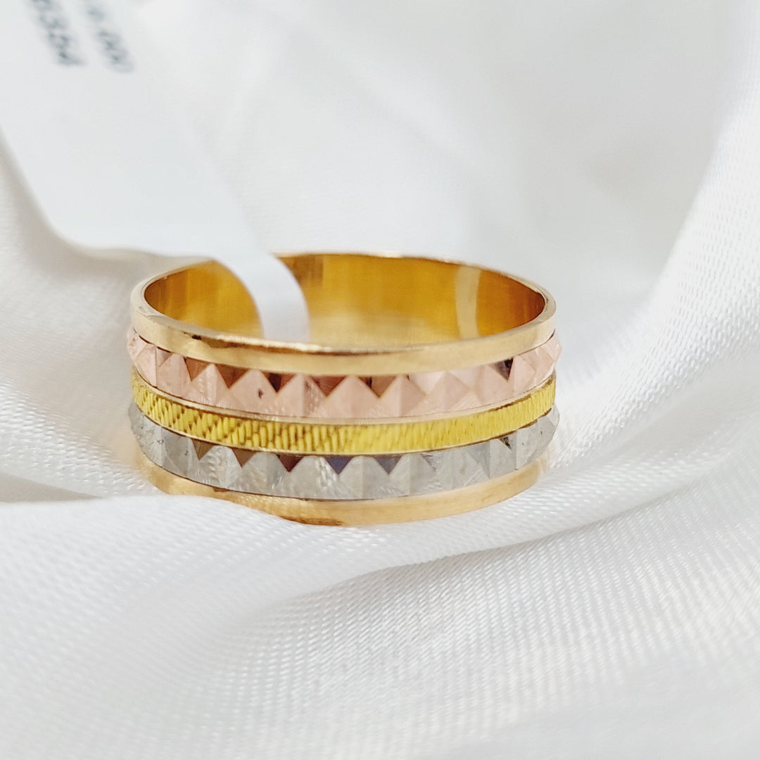 21K Gold Colored Wedding Ring by Saeed Jewelry - Image 1