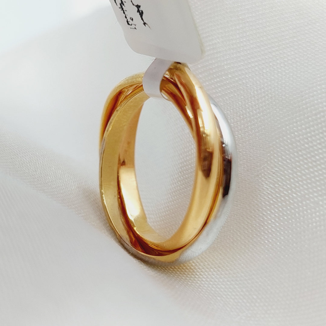 21K Gold Colored Wedding Ring by Saeed Jewelry - Image 3