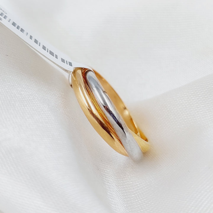21K Gold Colored Wedding Ring by Saeed Jewelry - Image 5