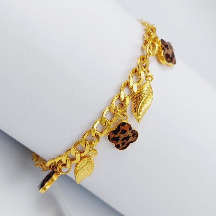 21K Gold Danadish Bracelet by Saeed Jewelry - Image 4