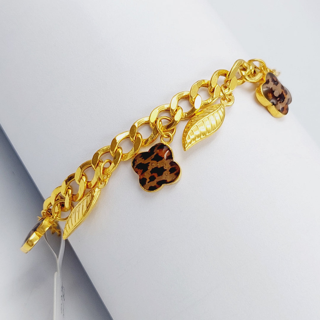 21K Gold Danadish Bracelet by Saeed Jewelry - Image 5