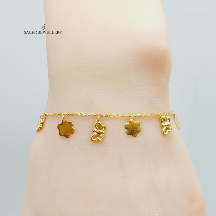 21K Gold Danadish Bracelet by Saeed Jewelry - Image 1