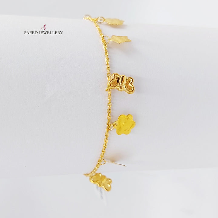 21K Gold Danadish Bracelet by Saeed Jewelry - Image 4