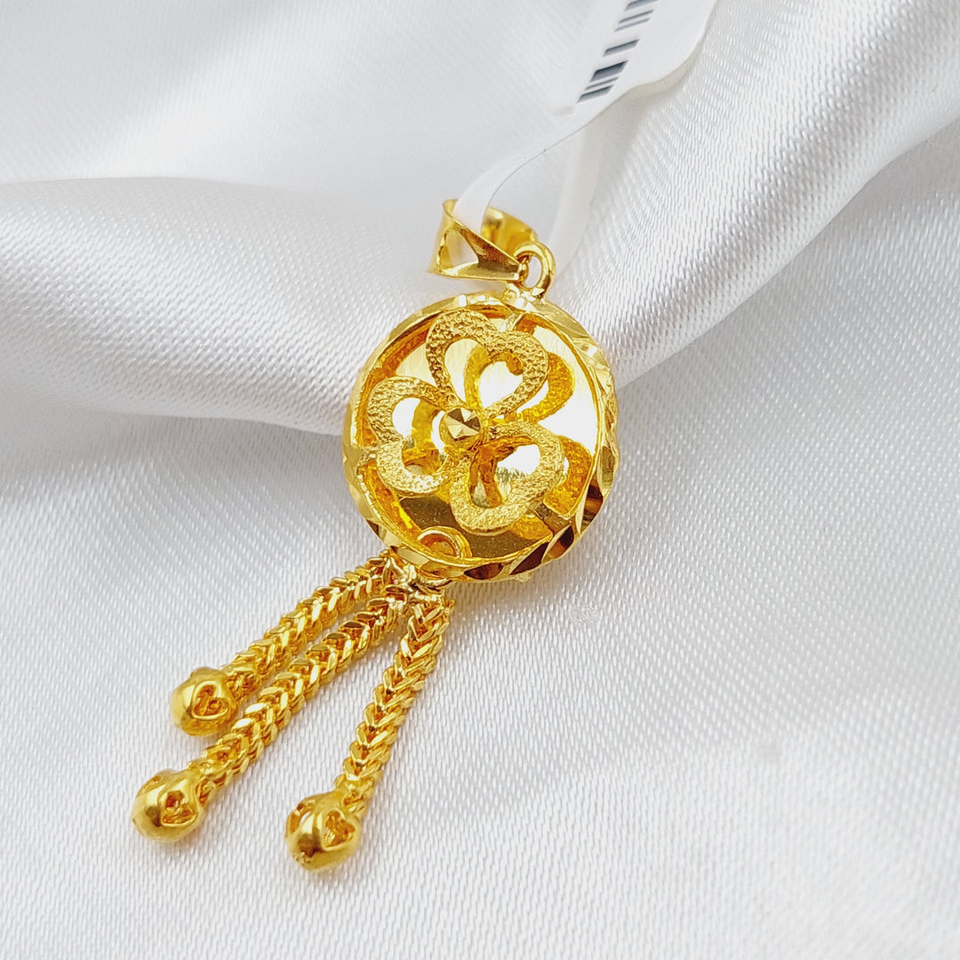 21K Gold Emirati Pendant by Saeed Jewelry - Image 9