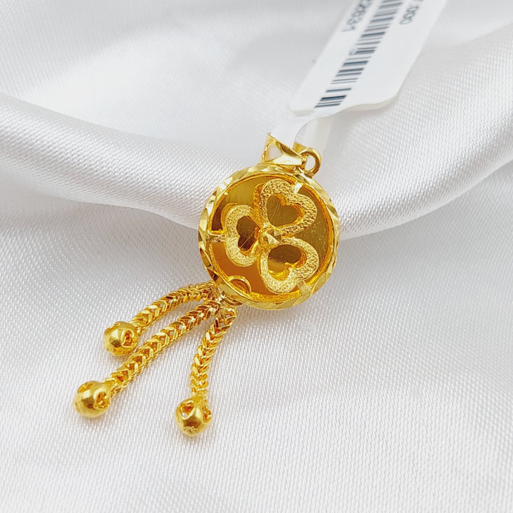 21K Gold Emirati Pendant by Saeed Jewelry - Image 1