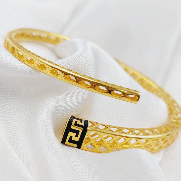 21K Gold Enamel Bracelet by Saeed Jewelry - Image 1