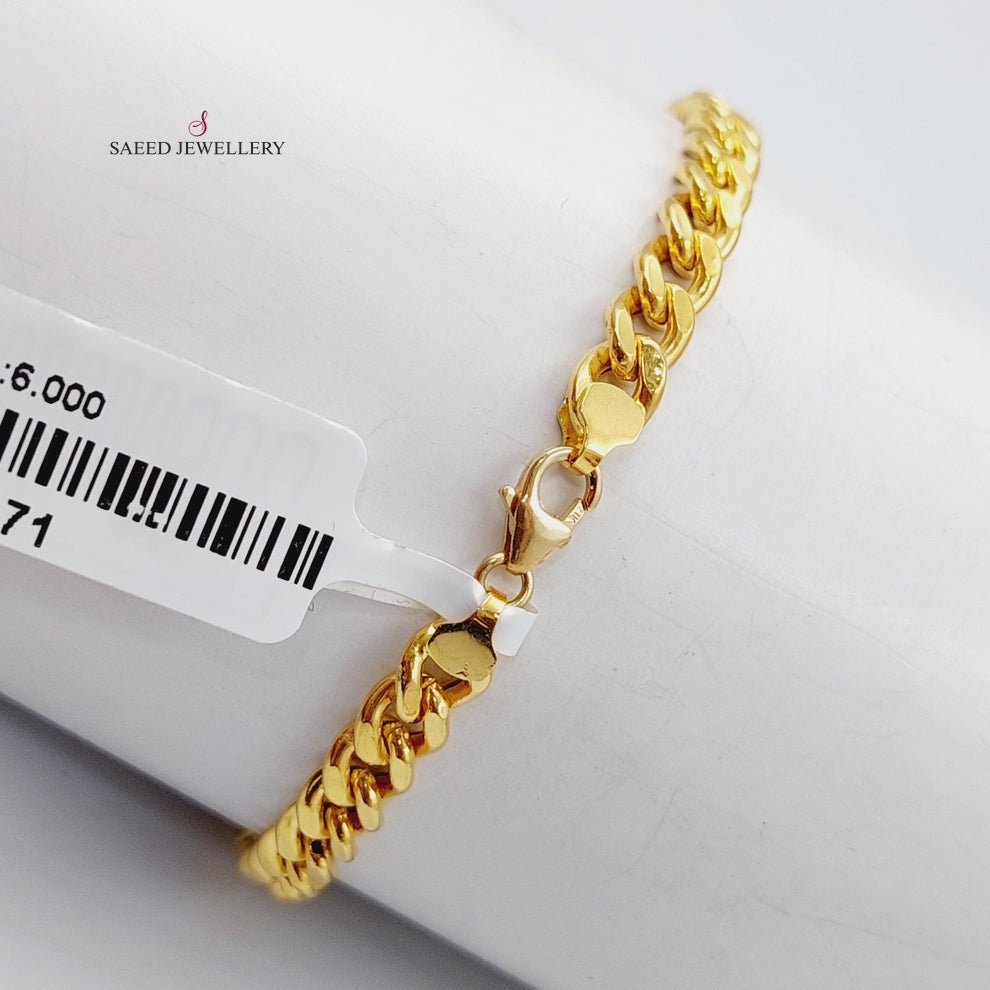 21K Gold Enamel Bracelet by Saeed Jewelry - Image 5