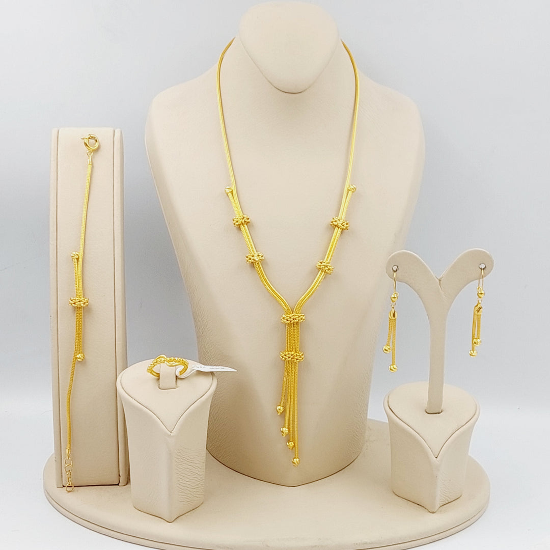 21K Gold Fancy 4 -piece Set by Saeed Jewelry - Image 1