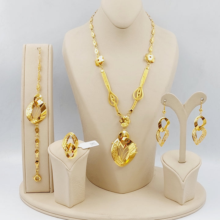 21K Gold Fancy 4 -piece Set by Saeed Jewelry - Image 1