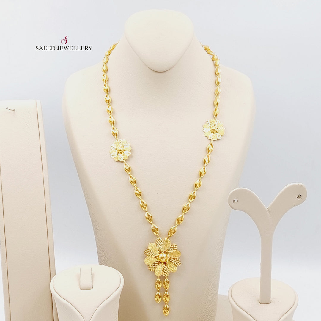 21K Gold Fancy 4 -piece Set by Saeed Jewelry - Image 12