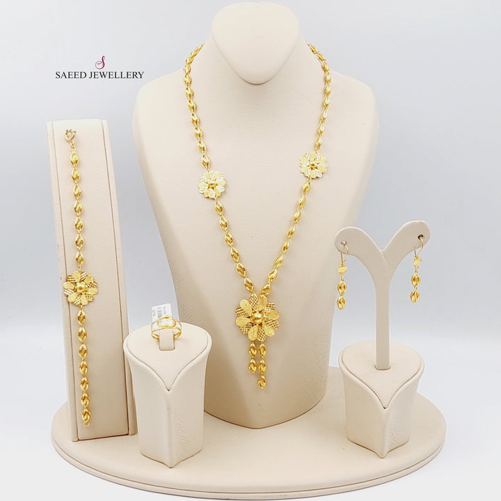 21K Gold Fancy 4 -piece Set by Saeed Jewelry - Image 1