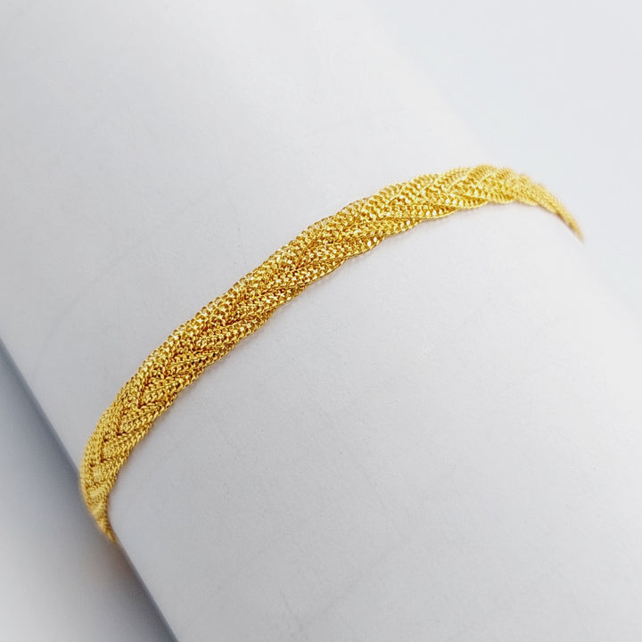 21K Gold Fancy Bracelet by Saeed Jewelry - Image 1