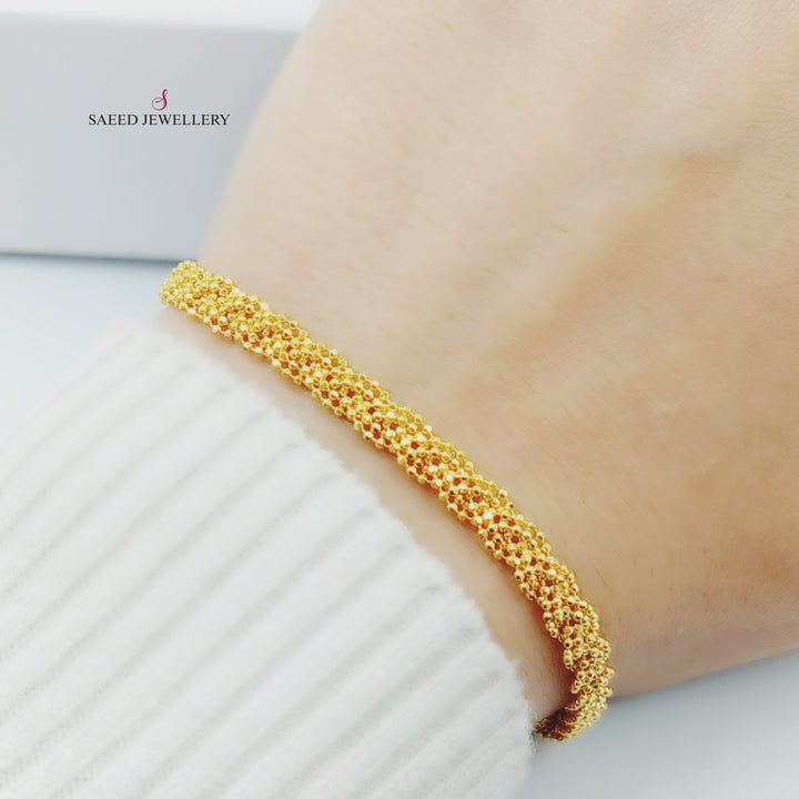 21K Gold Fancy Bracelet by Saeed Jewelry - Image 6