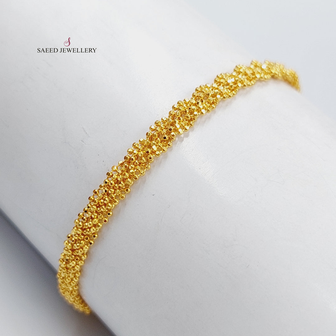 21K Gold Fancy Bracelet by Saeed Jewelry - Image 7