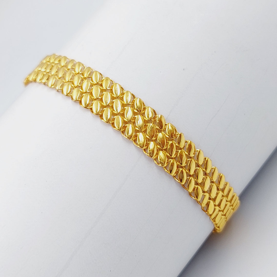 21K Gold Fancy Bracelet by Saeed Jewelry - Image 1