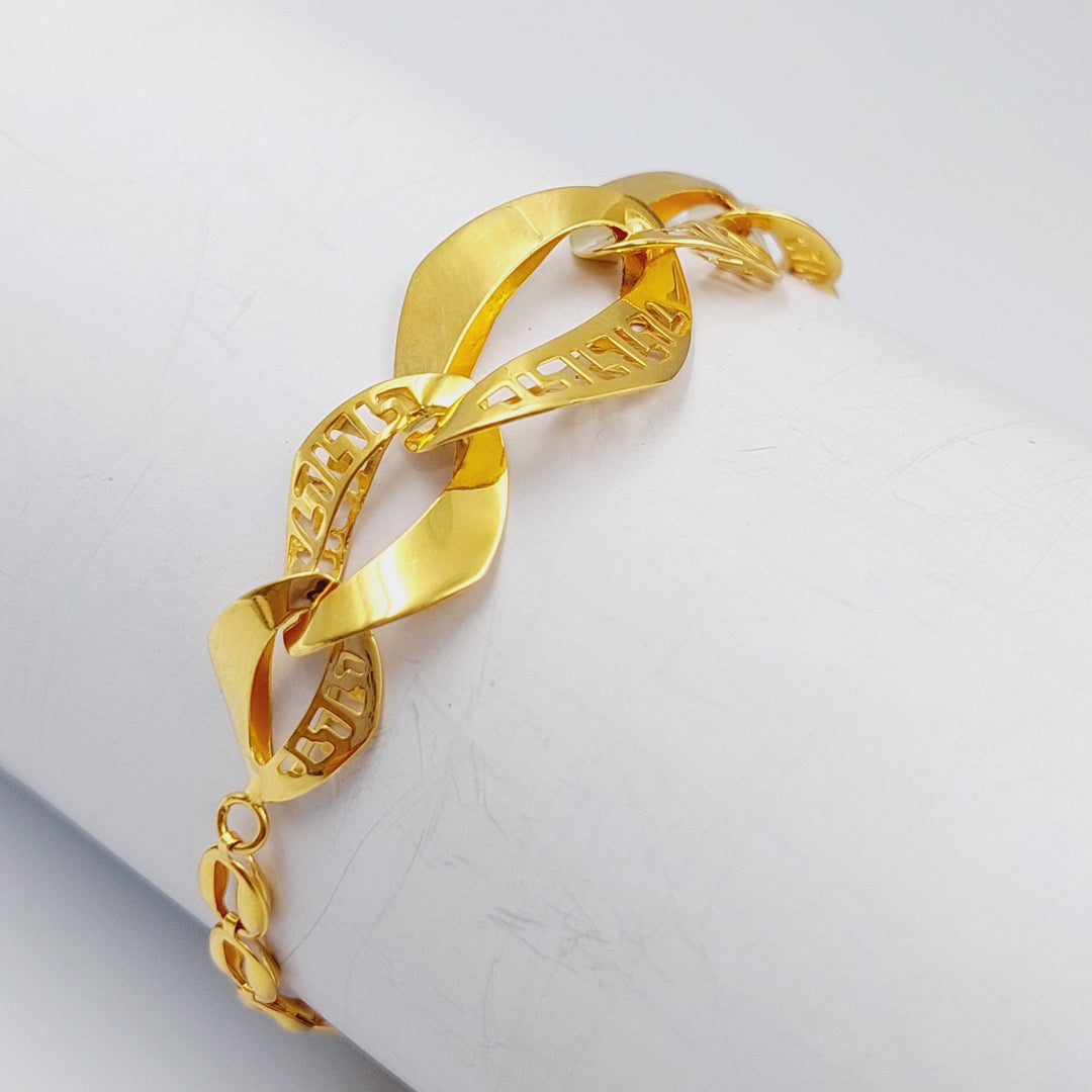 21K Gold Fancy Bracelet by Saeed Jewelry - Image 1
