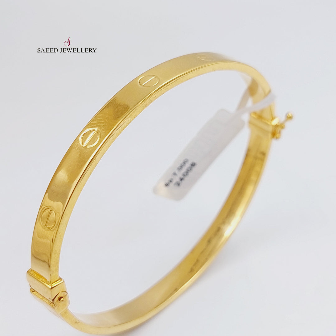 21K Gold Fancy Bracelet by Saeed Jewelry - Image 6