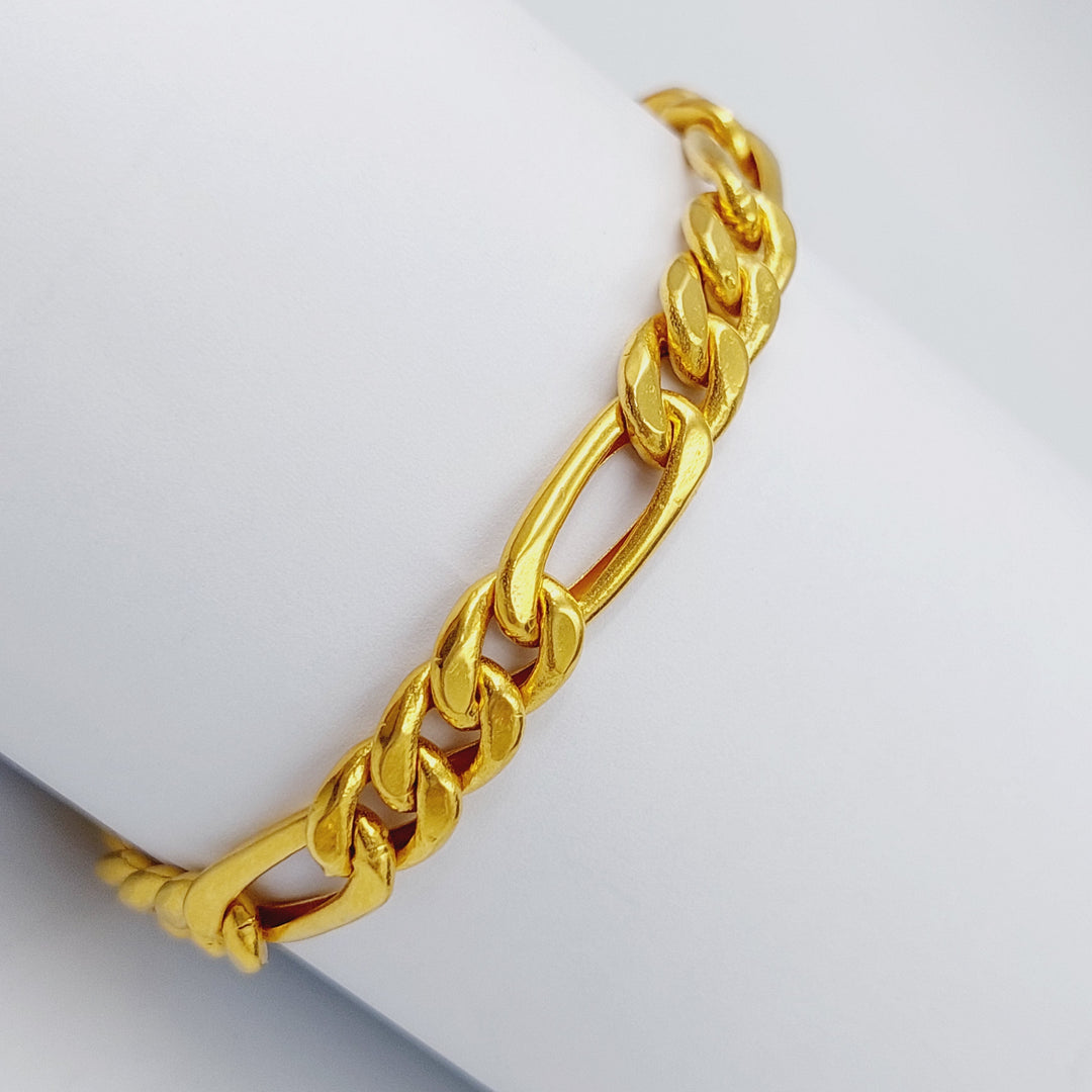 21K Gold Fancy Bracelet by Saeed Jewelry - Image 1