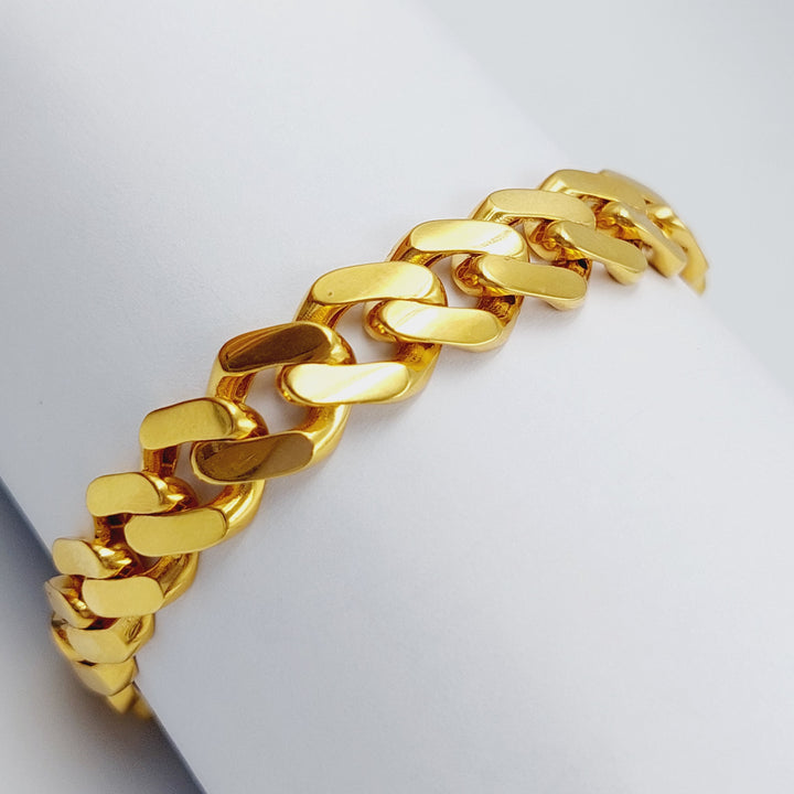 21K Gold Fancy Bracelet by Saeed Jewelry - Image 4