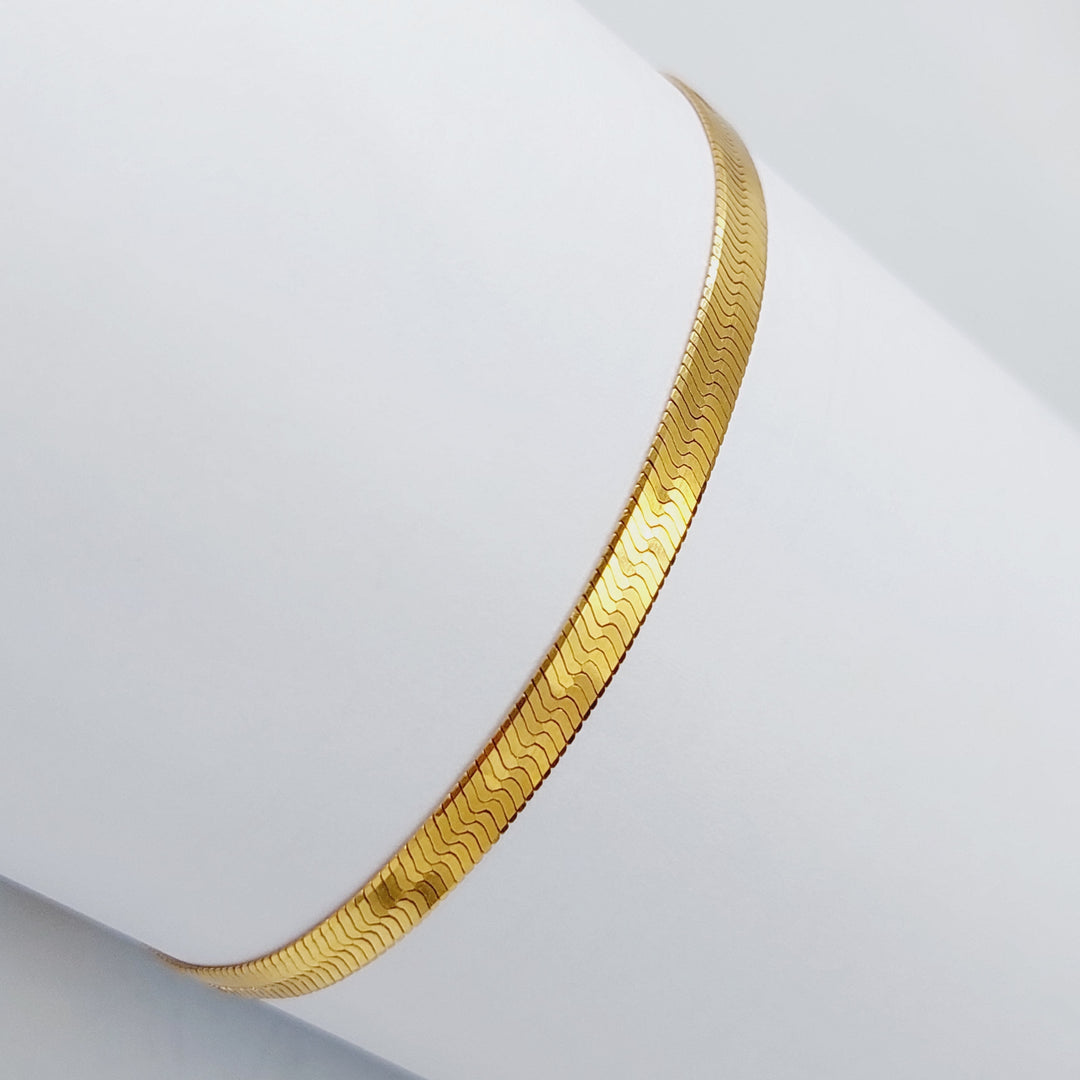 21K Gold Fancy Bracelet by Saeed Jewelry - Image 3