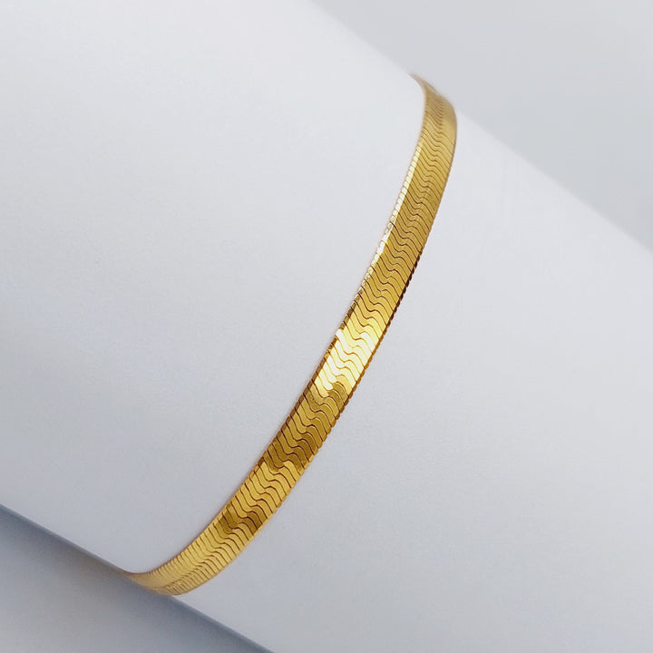 21K Gold Fancy Bracelet by Saeed Jewelry - Image 1