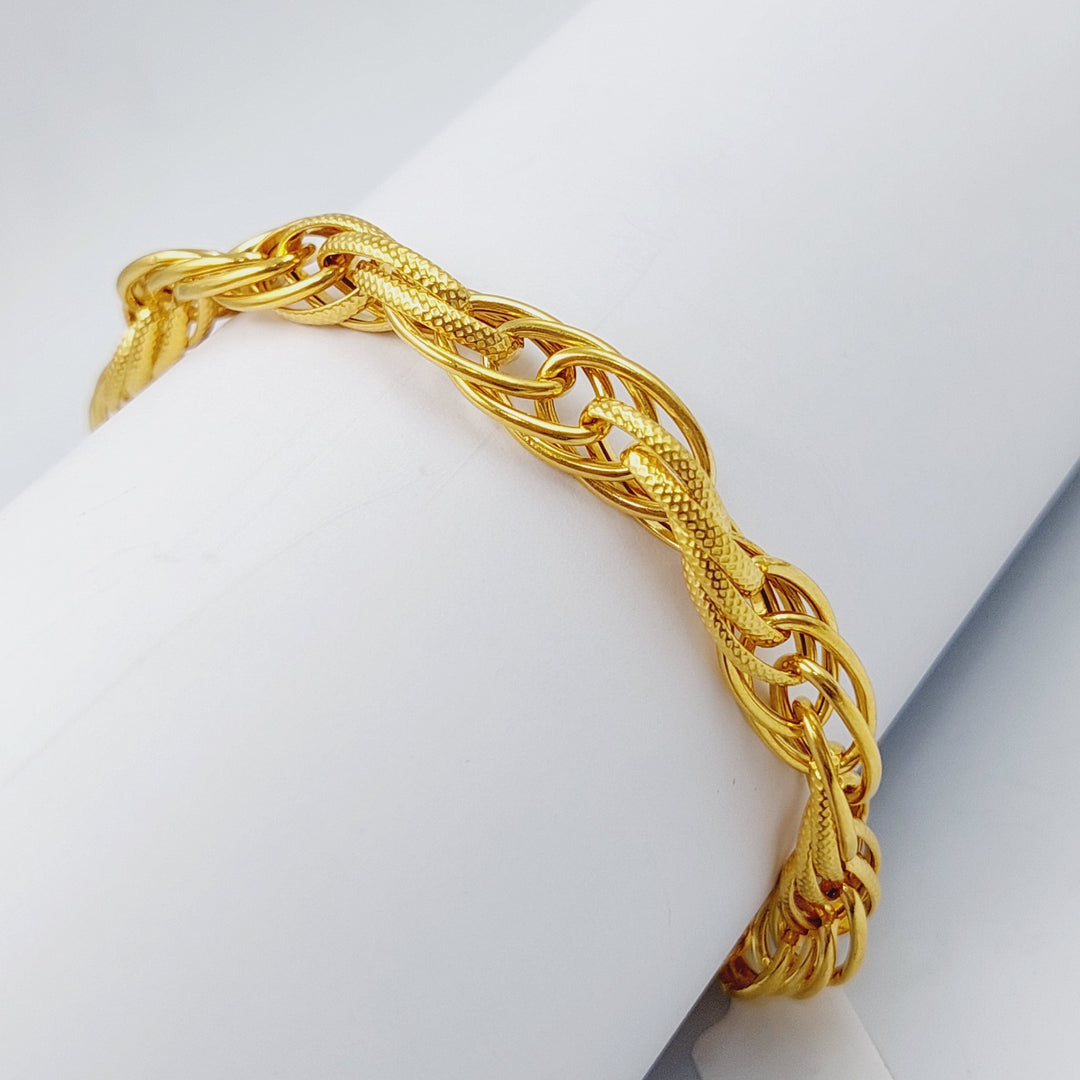 21K Gold Fancy Bracelet by Saeed Jewelry - Image 1